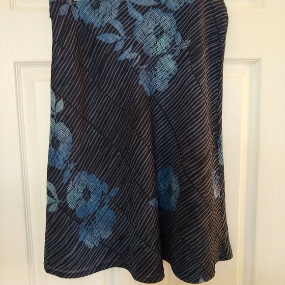 Sigrid Olsen Linen/Silk Skirt 6 - Picture 2 of 3